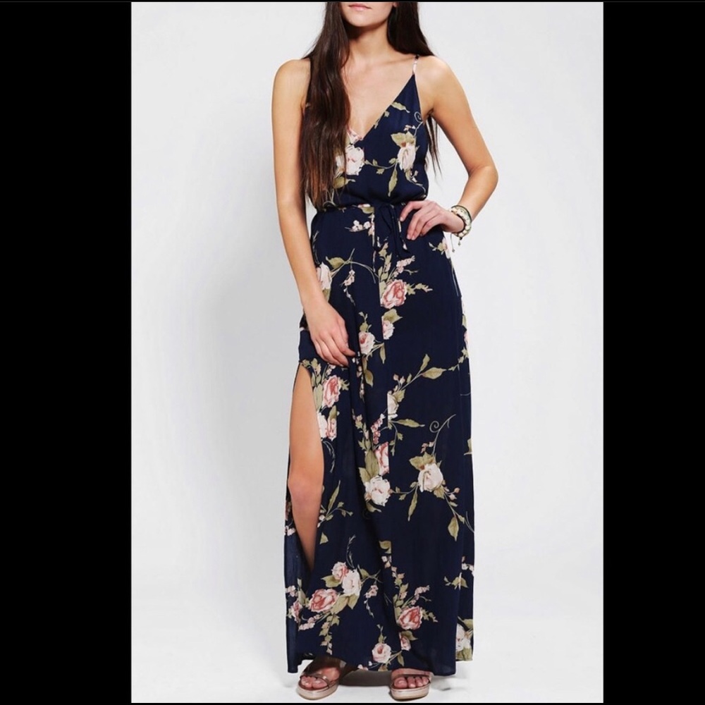 Reformation Vback Maxi Floral Dress